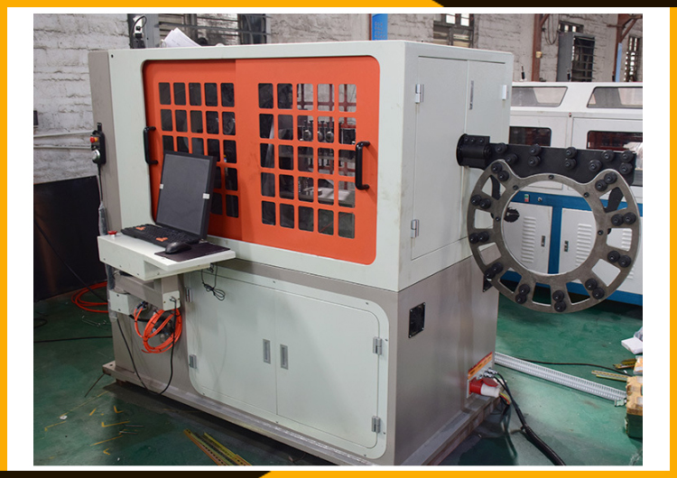 Aseguramiento de la calidad Mecánica Cnc Alambre de acero que forma la dobladora automática