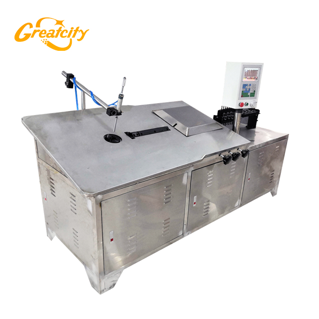 Precio de la máquina dobladora de alambre automática cnc 2d de alambre de acero redondo de 8 mm