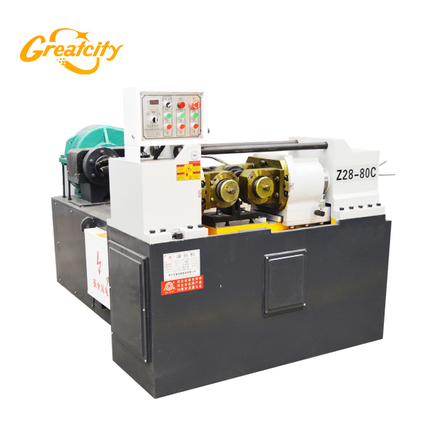 Máquina laminadora de roscas de calidad greatcity, máquina roscadora de varillas de acero