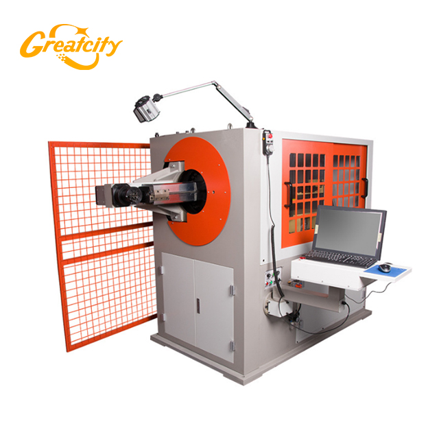 Control totalmente automático CNC 2D alambre de hierro formando fabricantes de máquina de flexión