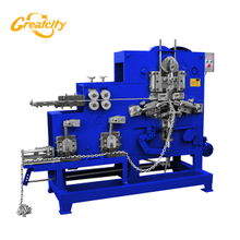 Fabricante de máquina de fabricación de cadena de alambre automático resistente