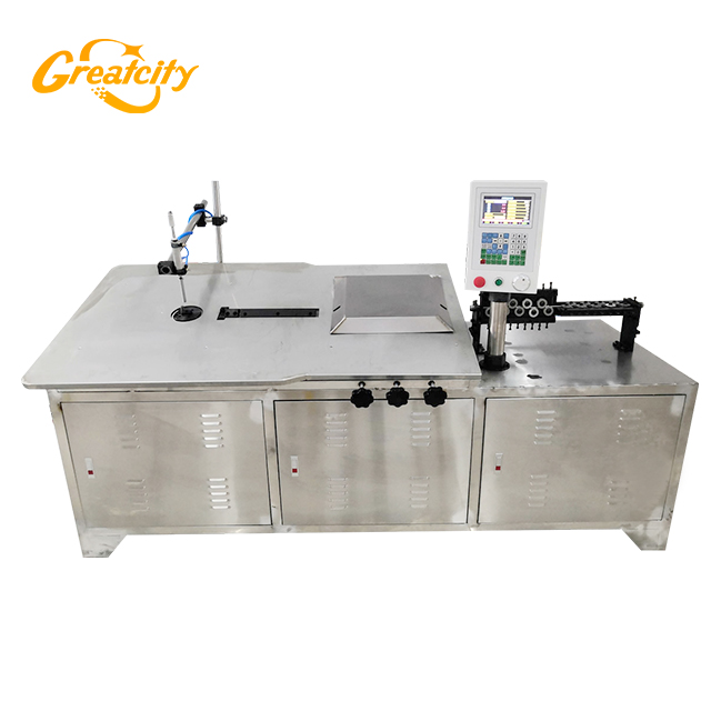 Configuración de China precio buena 3D 2D alambre de acero de metal CNC automático de doblado que forma la máquina