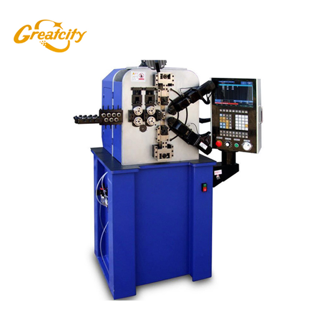 Diámetro de alta precisión 0.06mm-0.5mm Cnc Spring Making Machine